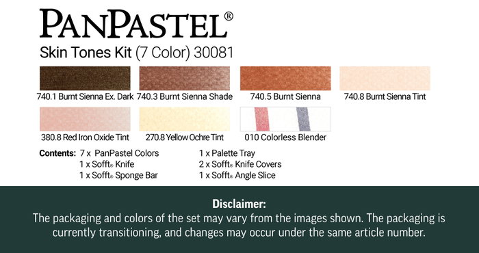 Panpastel Coffret de 7 teintes de peau